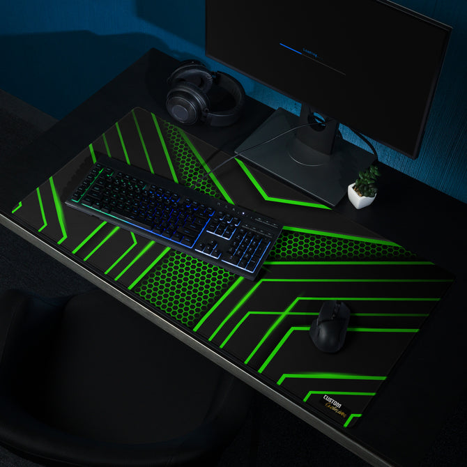 Exclusive Gamer Mouse Pad - Gamer Y Green & Black