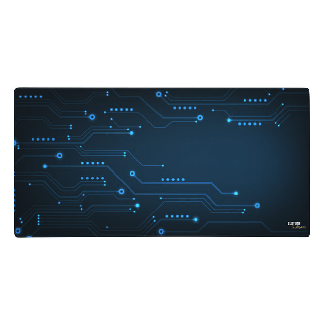 Exclusive Gamer Mouse Pad - Circuitry - Blue - Style 2