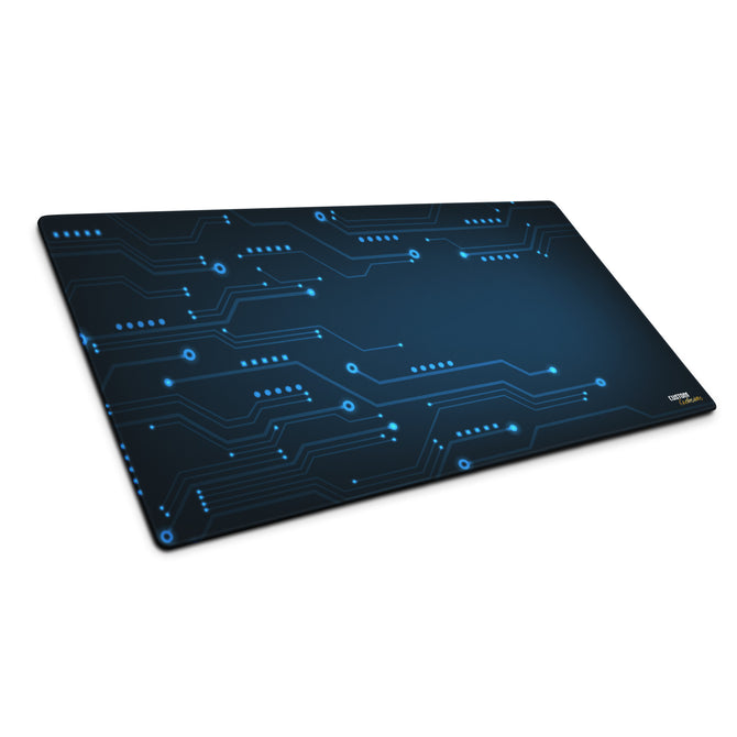 Exclusive Gamer Mouse Pad - Circuitry - Blue - Style 2