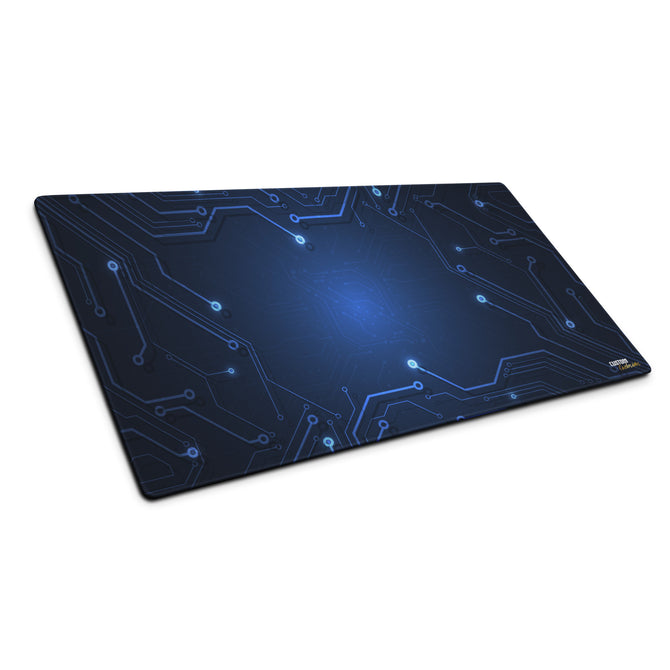 Exclusive Gamer Mouse Pad - Circuitry - Blue - Style 3