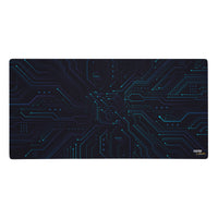 Exclusive Gamer Mouse Pad - Circuitry - Blue - Style 4