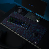 Exclusive Gamer Mouse Pad - Circuitry - Blue - Style 4