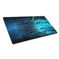 Exclusive Gamer Mouse Pad - Circuitry Blue Matrix 2