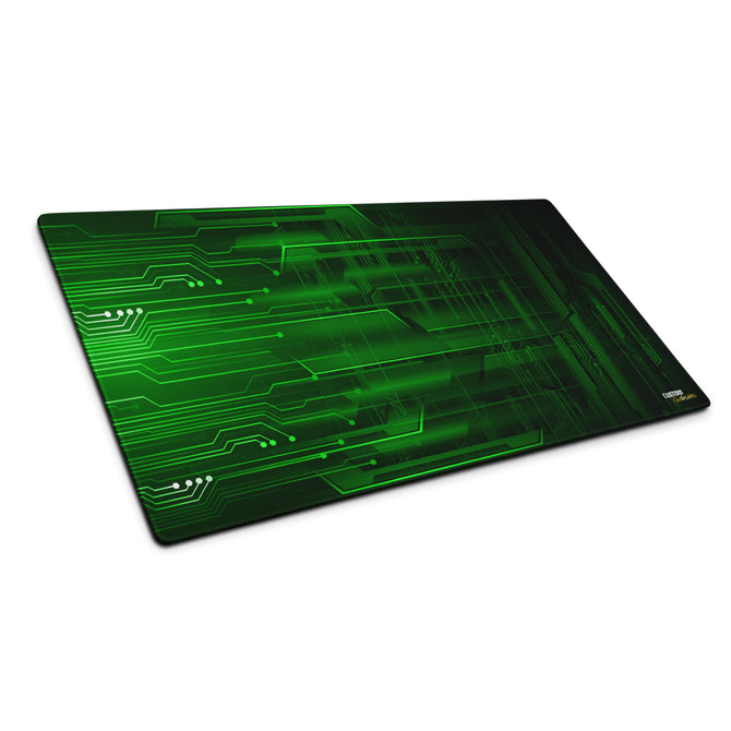 Exclusive Gamer Mouse Pad - Circuitry - Green - Style 1