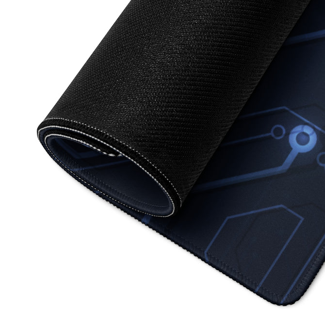 Exclusive Gamer Mouse Pad - Circuitry - Blue - Style 3