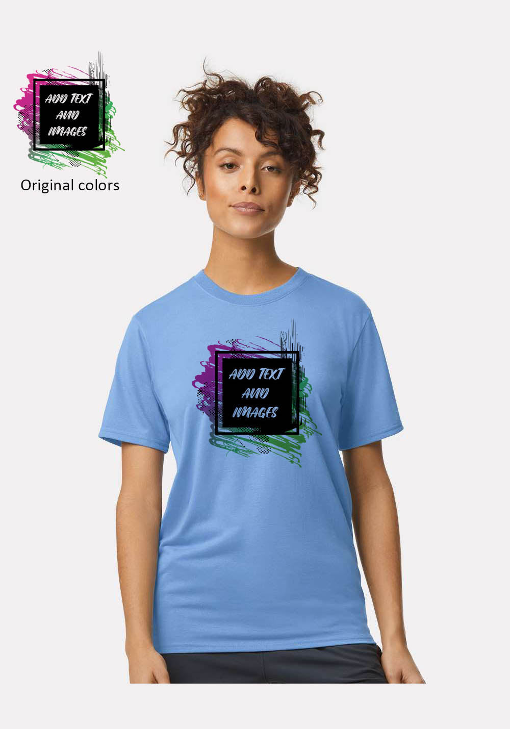 Unisex Adult Performance T-Shirt | Gildan 42000 (Front Print)