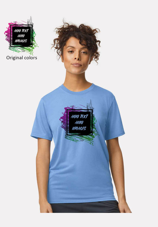 Unisex Adult Performance T-Shirt | Gildan 42000 (Front/Back Print)