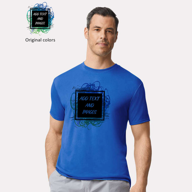 Unisex Adult Performance T-Shirt | Gildan 42000 (Front Print)