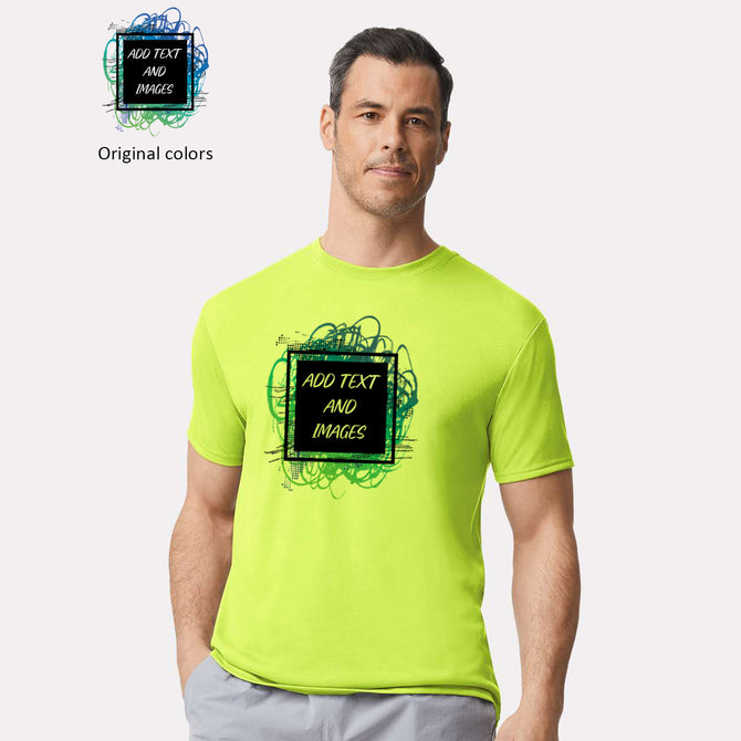 Unisex Adult Performance T-Shirt | Gildan 42000 (Front Print)