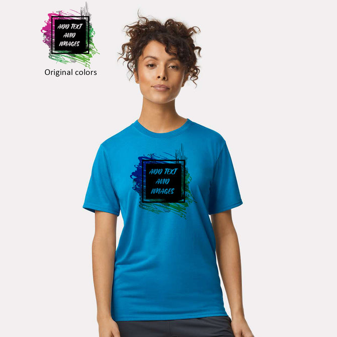 Unisex Adult Performance T-Shirt | Gildan 42000 (Front Print)