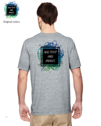 Unisex Adult Performance T-Shirt | Gildan 42000 (Front/Back Print)