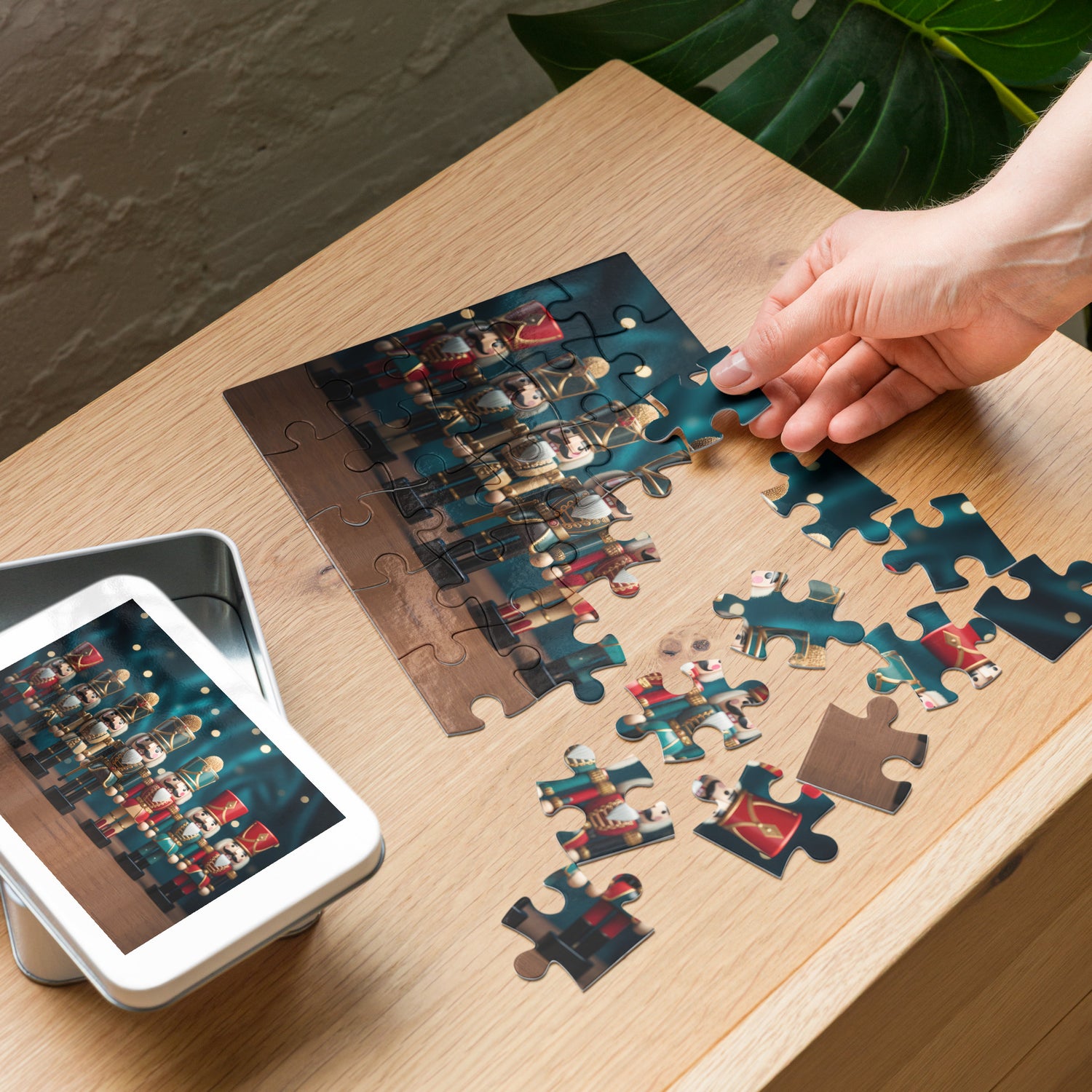Jigsaw Puzzle (Inc. Tin) - Christmas Nutcrackers