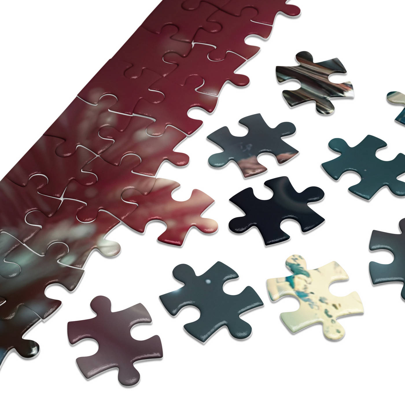 Jigsaw Puzzle (Inc. Tin) - Snowy Christmas Ornaments