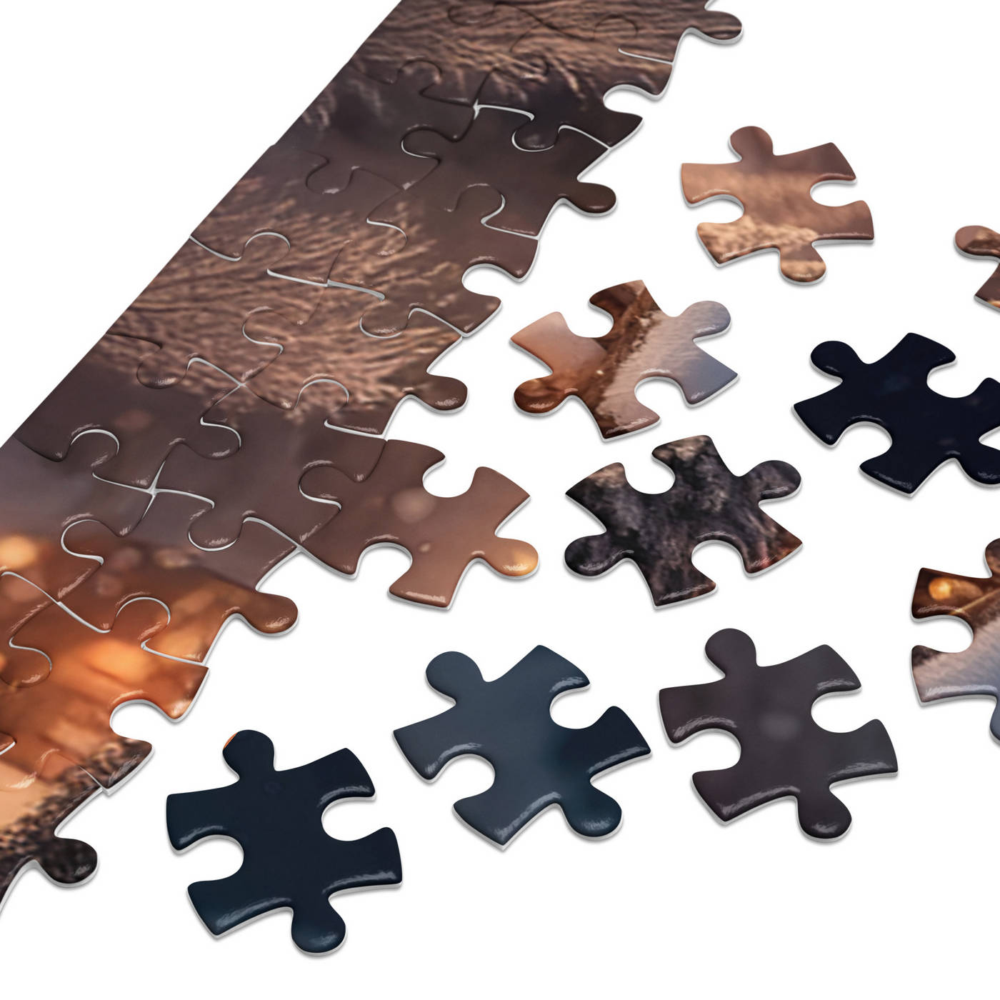 Jigsaw Puzzle (Inc. Tin) - Snowy Christmas House