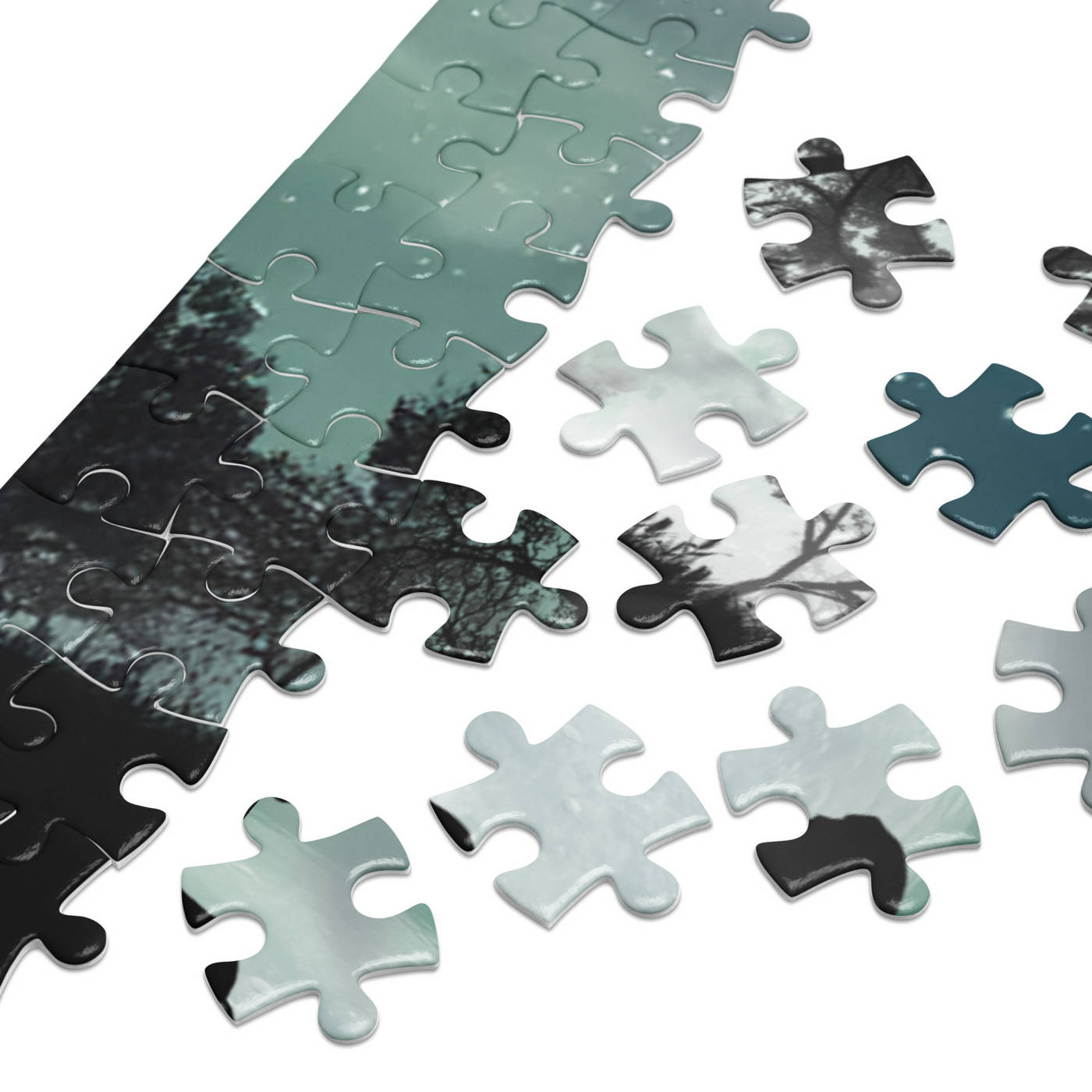 Jigsaw Puzzle (Inc. Tin) - Christmas Santa Sleigh & Reindeer