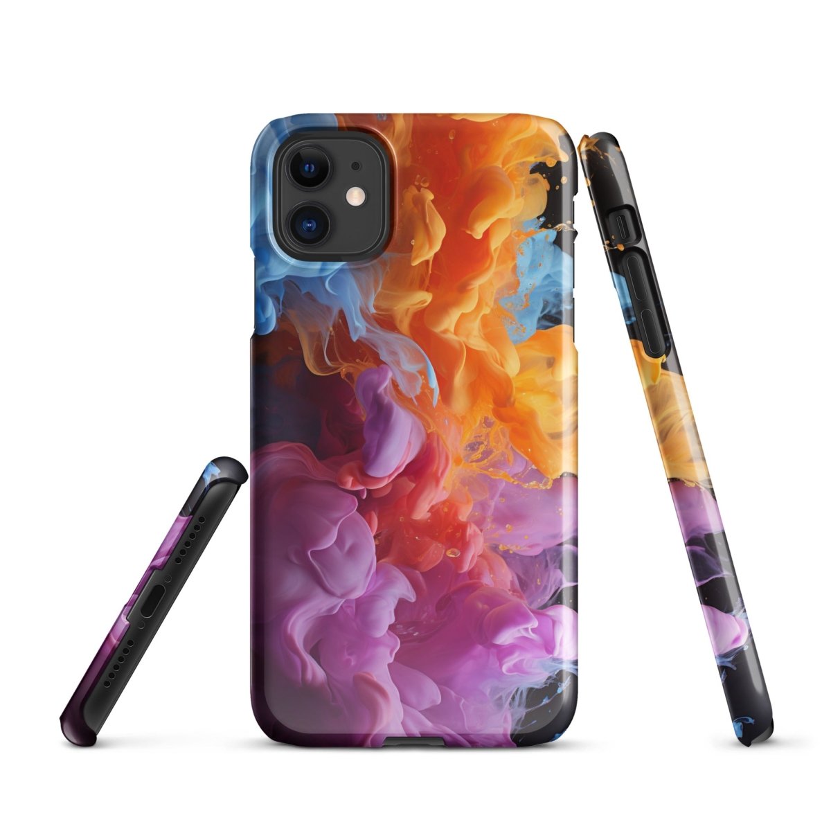 iPhone® Snap Case - Abstract - Smoke Style 6 - Glossy - iPhone 11