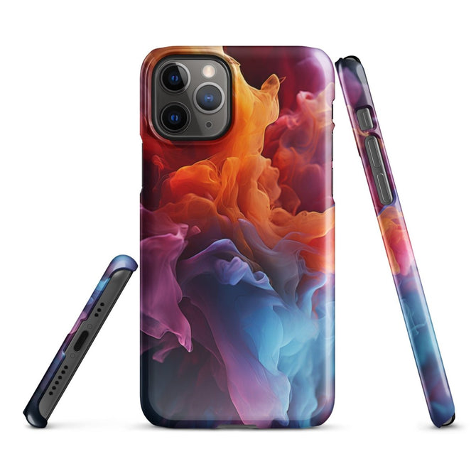 iPhone® Snap Case - Abstract - Smoke Style 5 - Glossy - iPhone 11 Pro