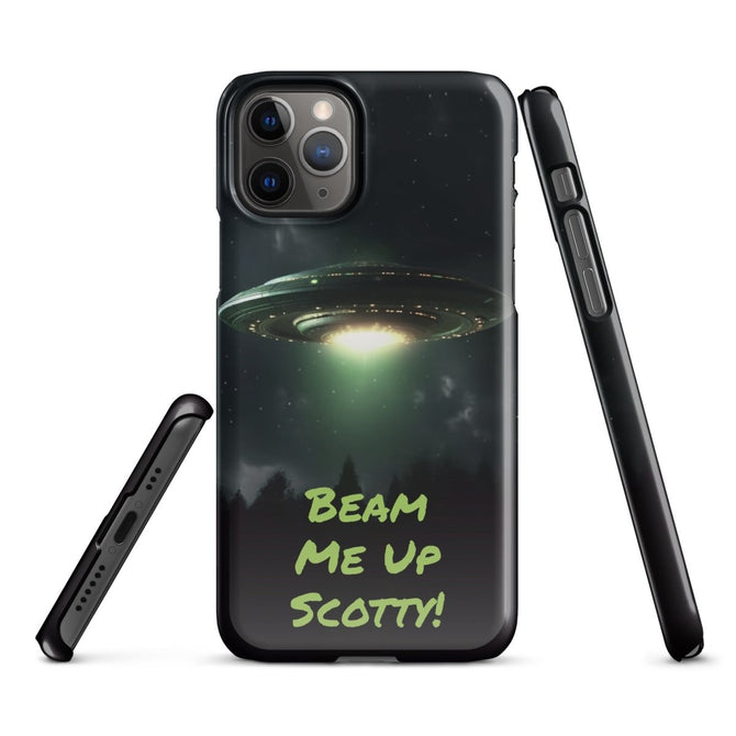 iPhone® Snap Case - Space - Alien UFO Style 1 - Glossy - iPhone 11 Pro