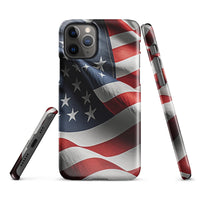 iPhone® Snap Case - USA - Flag Style 1 - Glossy - iPhone 11 Pro