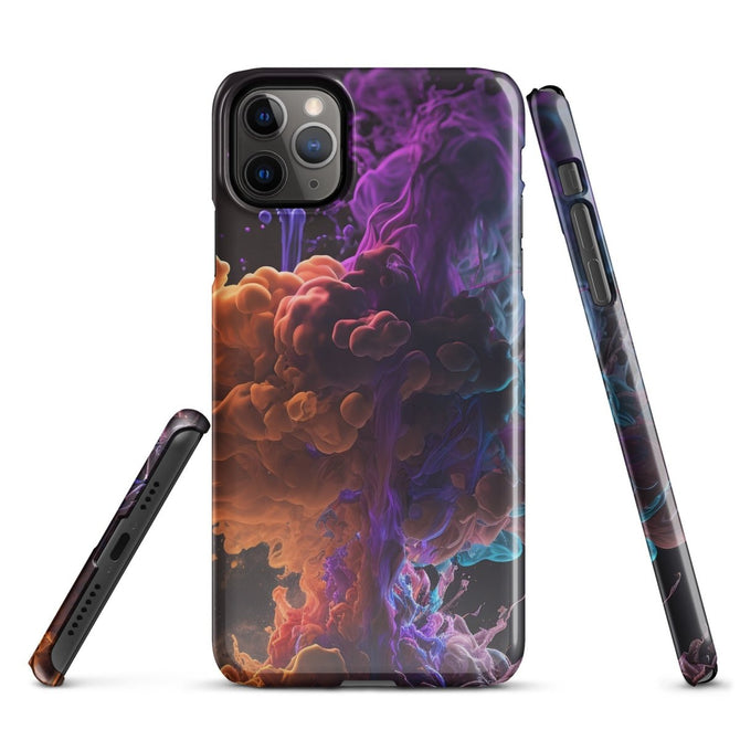 iPhone® Snap Case - Abstract - Smoke Style 1 - Glossy - iPhone 11 Pro Max