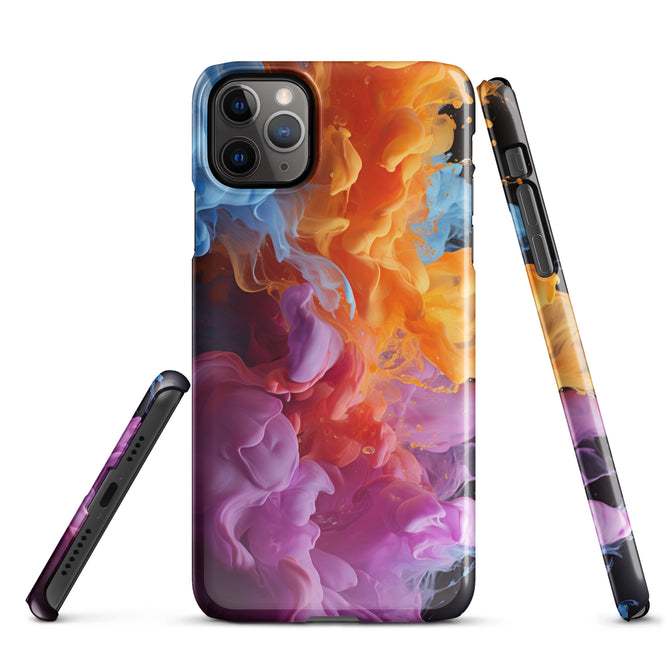 iPhone® Snap Case - Abstract - Smoke Style 6 - Glossy - iPhone 11 Pro Max