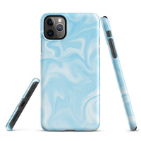 iPhone® Snap Case - Pattern - Marble - Blue Style 1 - Glossy - iPhone 11 Pro Max