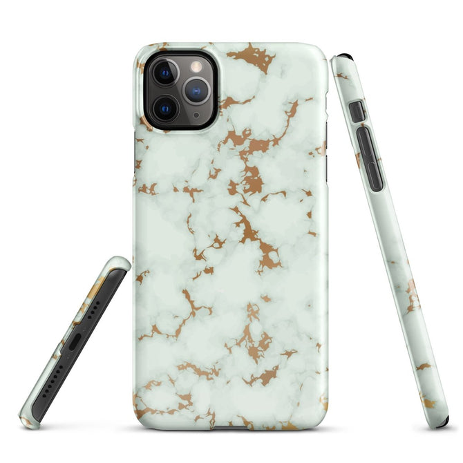 iPhone® Snap Case - Pattern - Marble - Gold Style 1 - Glossy - iPhone 11 Pro Max