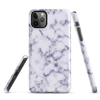 iPhone® Snap Case - Pattern - Marble - Purple Style 1 - Glossy - iPhone 11 Pro Max