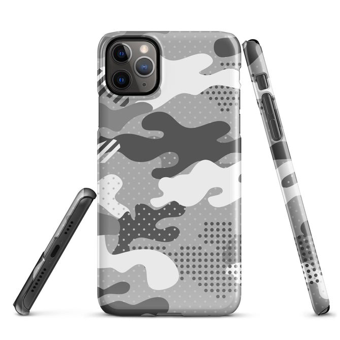 iPhone® Snap Case - Pattern - Winter Camo 1 - Glossy - iPhone 11 Pro Max