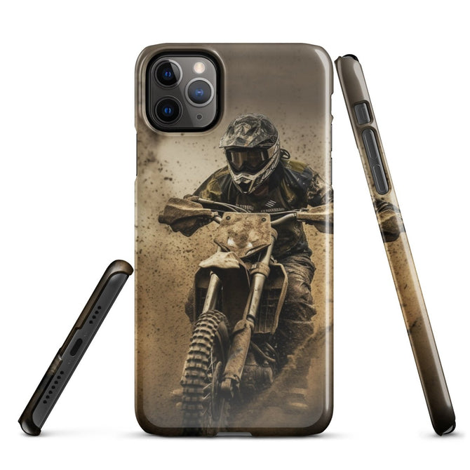 iPhone® Snap Case - Transportation (Offroad) - Dirt Bike Style 1 - Glossy - iPhone 11 Pro Max