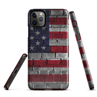 iPhone® Snap Case - USA - Flag Style 3 - Glossy - iPhone 11 Pro Max