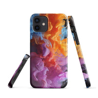 iPhone® Snap Case - Abstract - Smoke Style 6 - Glossy - iPhone 12