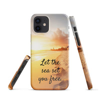 iPhone® Snap Case - Nature - Beach Style 1 - Glossy - iPhone 12