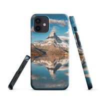 iPhone® Snap Case - Nature - Mountain Style 1 - Glossy - iPhone 12