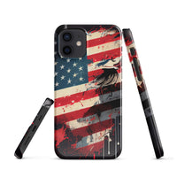 iPhone® Snap Case - USA - Flag Style 2 - Glossy - iPhone 12