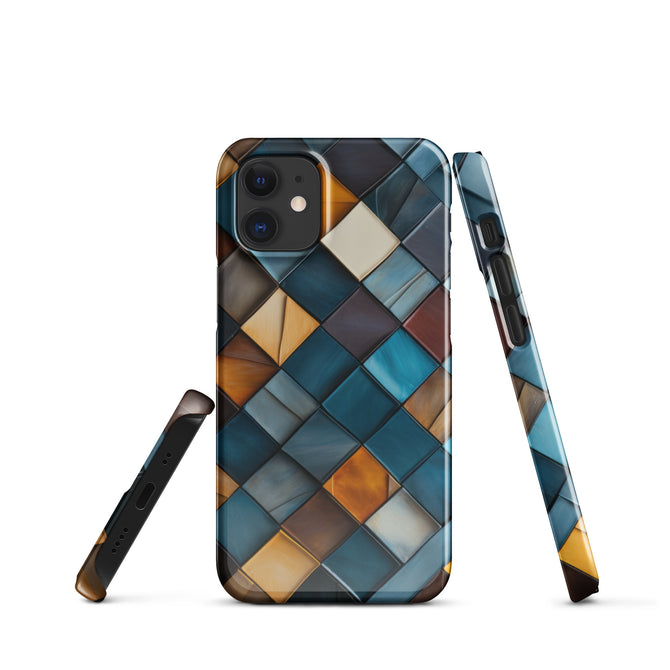 iPhone® Snap Case - Abstract - Geometric Style 3 - Glossy - iPhone 12 Mini