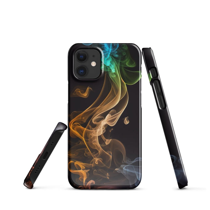 iPhone® Snap Case - Abstract - Smoke Style 2 - Glossy - iPhone 12 Mini