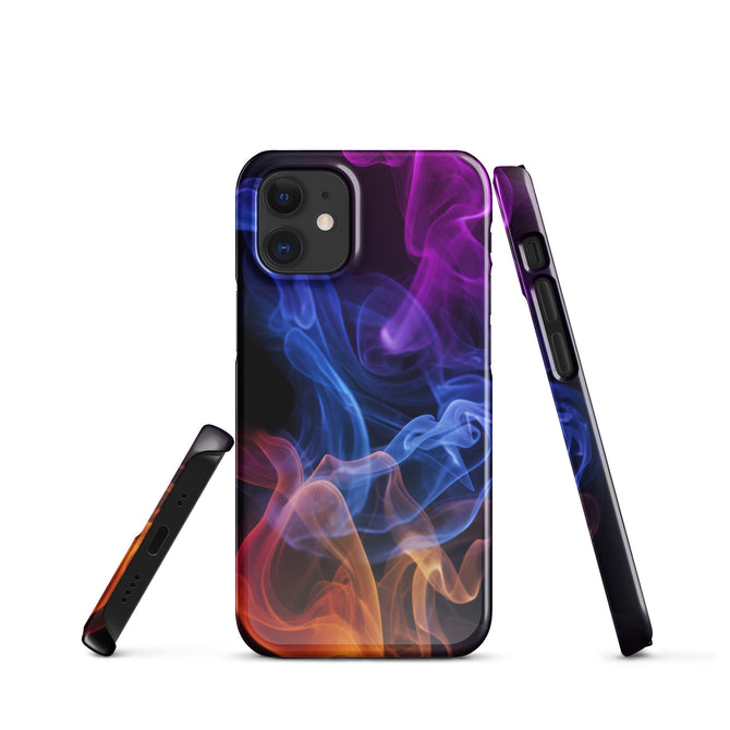 iPhone® Snap Case - Abstract - Smoke Style 4 - Glossy - iPhone 12 Mini