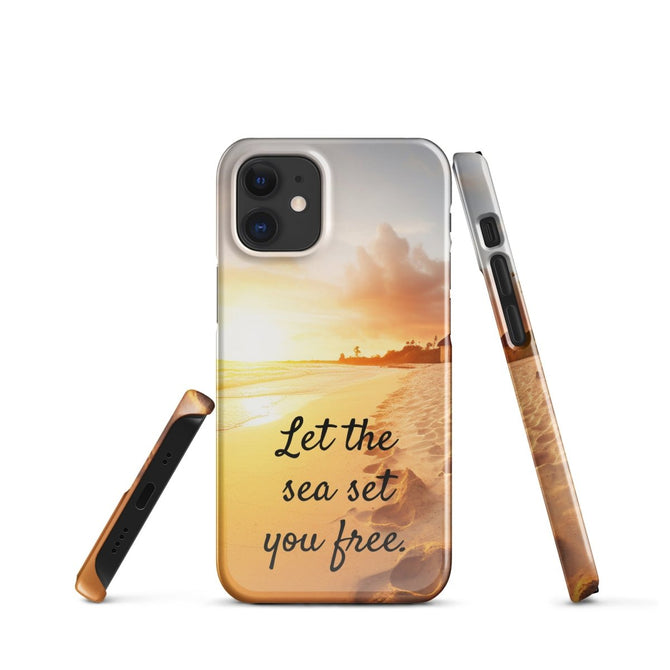 iPhone® Snap Case - Nature - Beach Style 1 - Glossy - iPhone 12 Mini