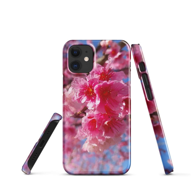 iPhone® Snap Case - Nature - Flowers Style 1 - Glossy - iPhone 12 Mini