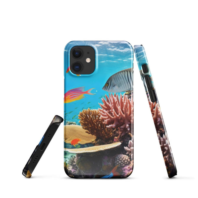 iPhone® Snap Case - Nature - Sea Style 1 - Glossy - iPhone 12 Mini