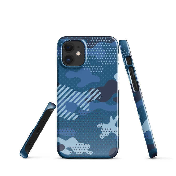 iPhone® Snap Case - Pattern - Water Camo 1 - Glossy - iPhone 12 Mini