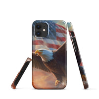 iPhone® Snap Case - USA - Eagle Flag Style 1 - Glossy - iPhone 12 Mini