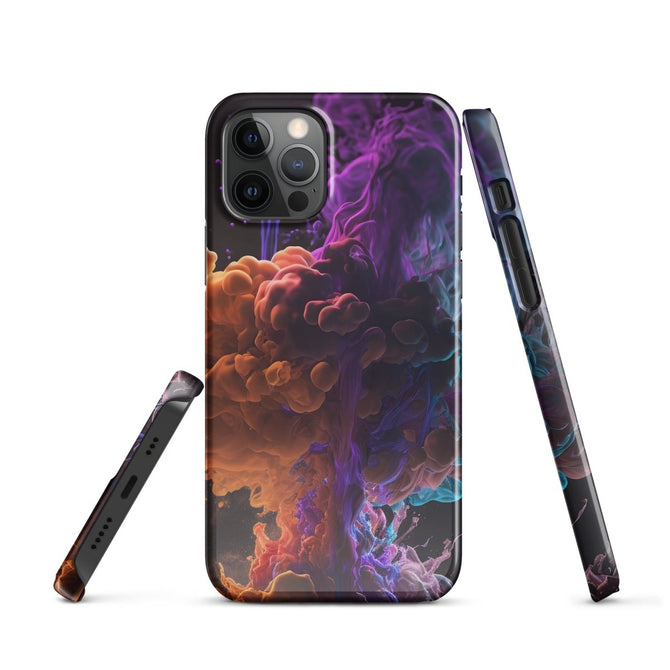 iPhone® Snap Case - Abstract - Smoke Style 1 - Glossy - iPhone 12 Pro