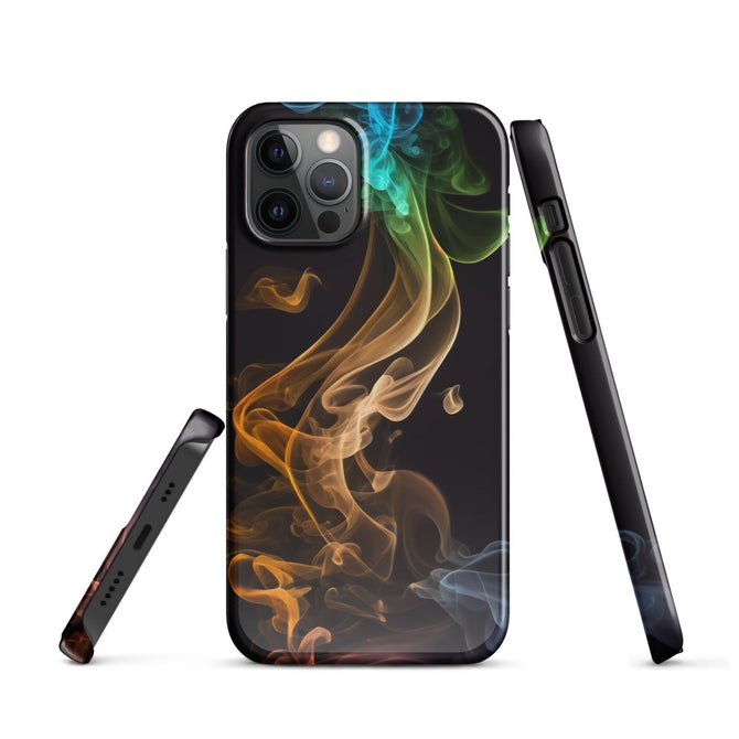 iPhone® Snap Case - Abstract - Smoke Style 2 - Glossy - iPhone 12 Pro