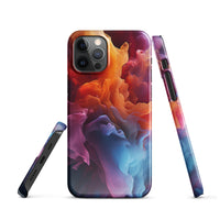 iPhone® Snap Case - Abstract - Smoke Style 5 - Glossy - iPhone 12 Pro