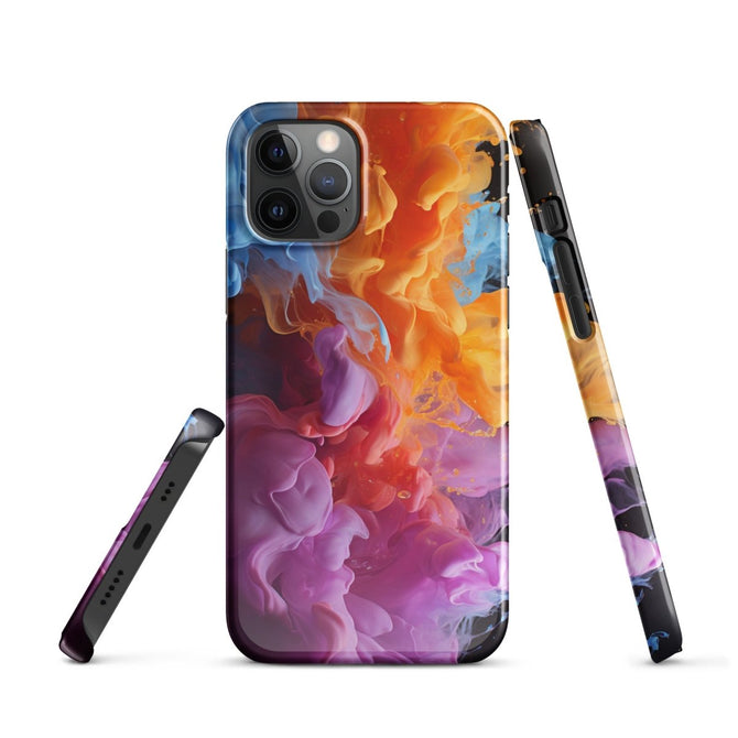 iPhone® Snap Case - Abstract - Smoke Style 6 - Glossy - iPhone 12 Pro