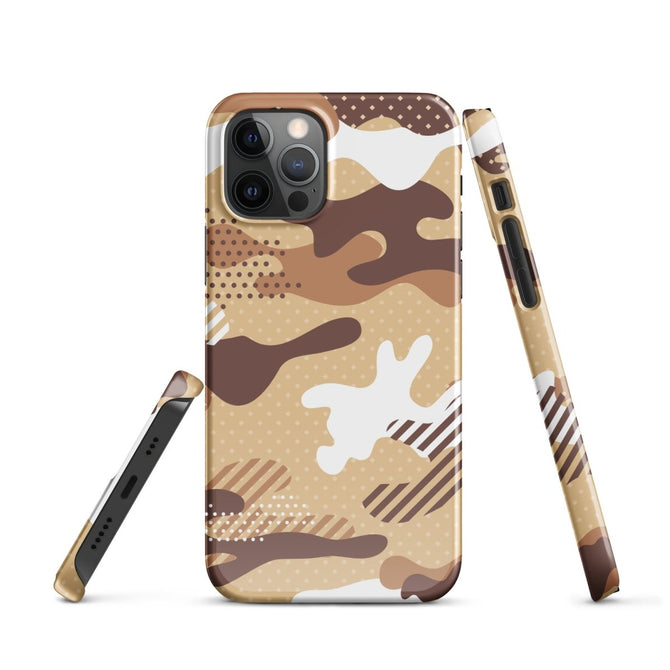 iPhone® Snap Case - Pattern - Desert Camo 1 - Glossy - iPhone 12 Pro