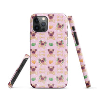 iPhone® Snap Case - Pattern - Dog 1 Pink - Glossy - iPhone 12 Pro