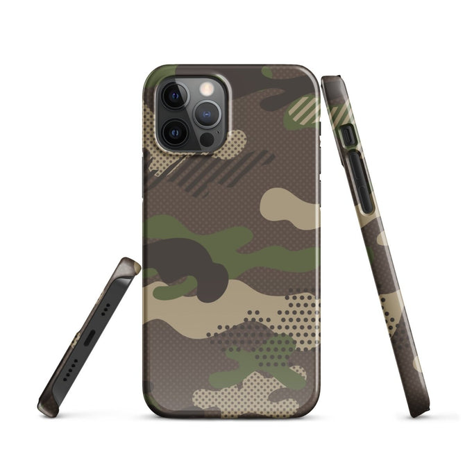 iPhone® Snap Case - Pattern - Forest Camo 1 - Glossy - iPhone 12 Pro